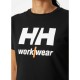 Moteriški marškinėliai HELLY HANSEN Logo T-Shirt, juodi 3