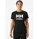 Moteriški marškinėliai HELLY HANSEN Logo T-Shirt, juodi 4