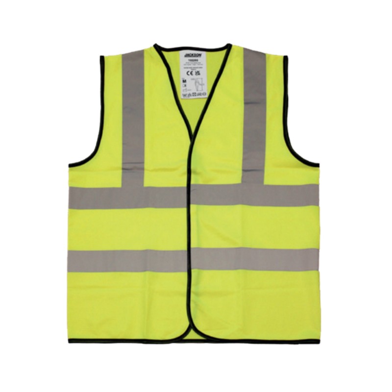 Šviesą atspindinti liemenė JACKSON SAFETY Hi-Vis Tricot Safety Vest, geltona 1