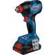 Akumuliatorinis smūginis suktuvas/veržliasukis BOSCH GDX 18V-210 C LB 2