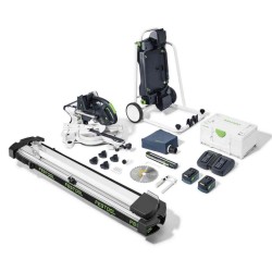 Akumuliatorinės skersinio pjovimo staklės FESTOOL Kapex KSC 60 EB 5,0 I-UG-Set