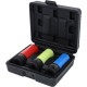 3 dalių šešiakampių smūginių galvučių rinkinys KS TOOLS 1/2" 1