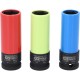 3 dalių šešiakampių smūginių galvučių rinkinys KS TOOLS 1/2" 4
