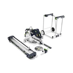 Traukiamas skersinio pjaustymo pjūklas FESTOOL KS 120 REB-Set-UG