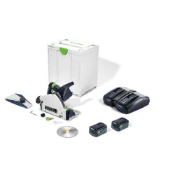 Akumuliatorinis įgilinamasis diskinis pjūklas FESTOOL TSC 55 5,0 KEBI-Plus/XL