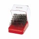 91 dalies spiralinių metalo grąžtų rinkinys RUKO HSS 1-10 mm 1