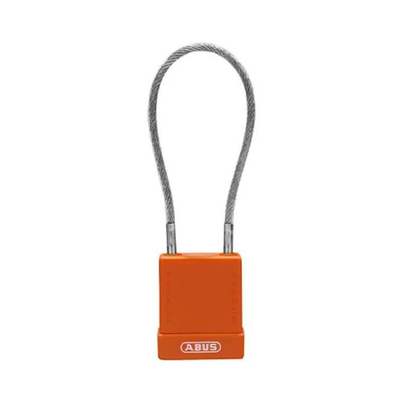 Spyna su kabeliu ABUS 76/40CAB20 20cm, oranžinė 1