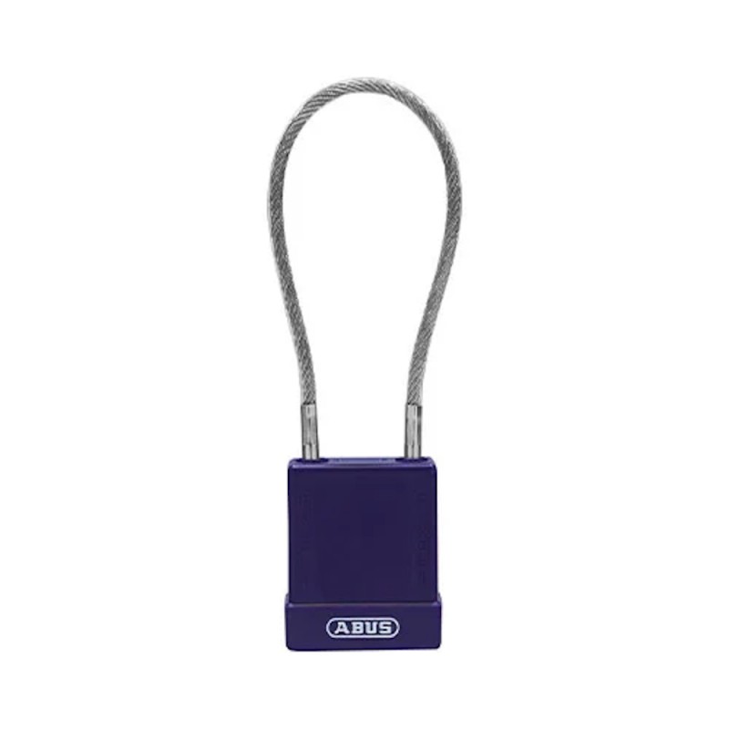 Spyna su kabeliu ABUS 76/40CAB20 20cm, violetinė 1