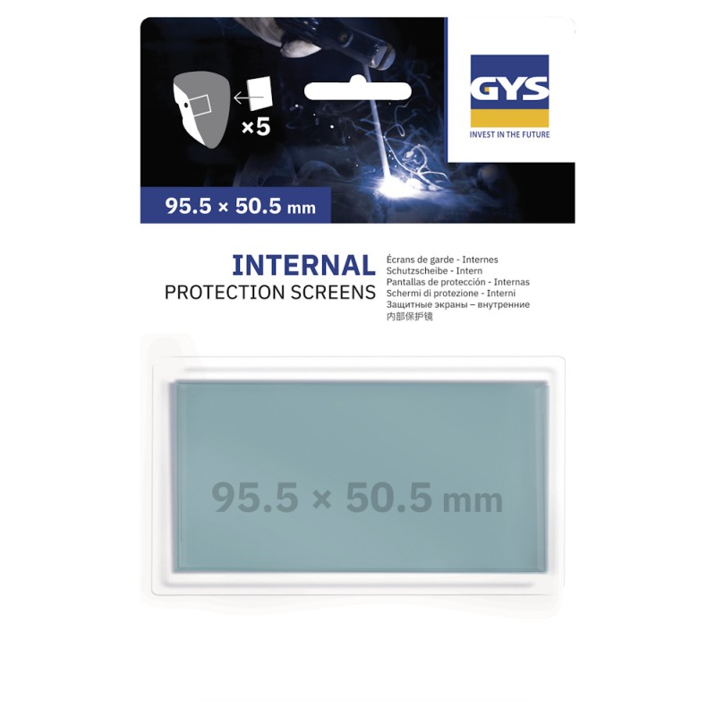 Vidinis apsauginis stikliukas GYS suvirinimo kaukėms LCD 96x50 1