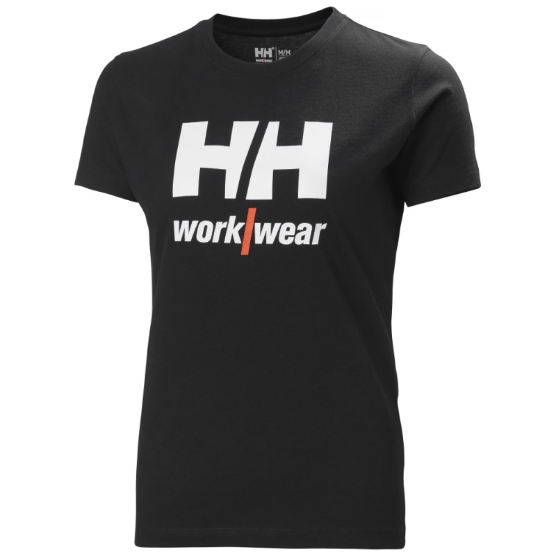 Moteriški marškinėliai HELLY HANSEN W Classic Logo T-Shirt, juodi 1