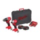 Akumuliatorinių suktuvų rinkinys MILWAUKEE M18 BLCPP2A-402C 1