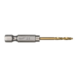 Metalo grąžtai MILWAUKEE Shockwave HSS-G TIN 2,5mm, 10vnt.