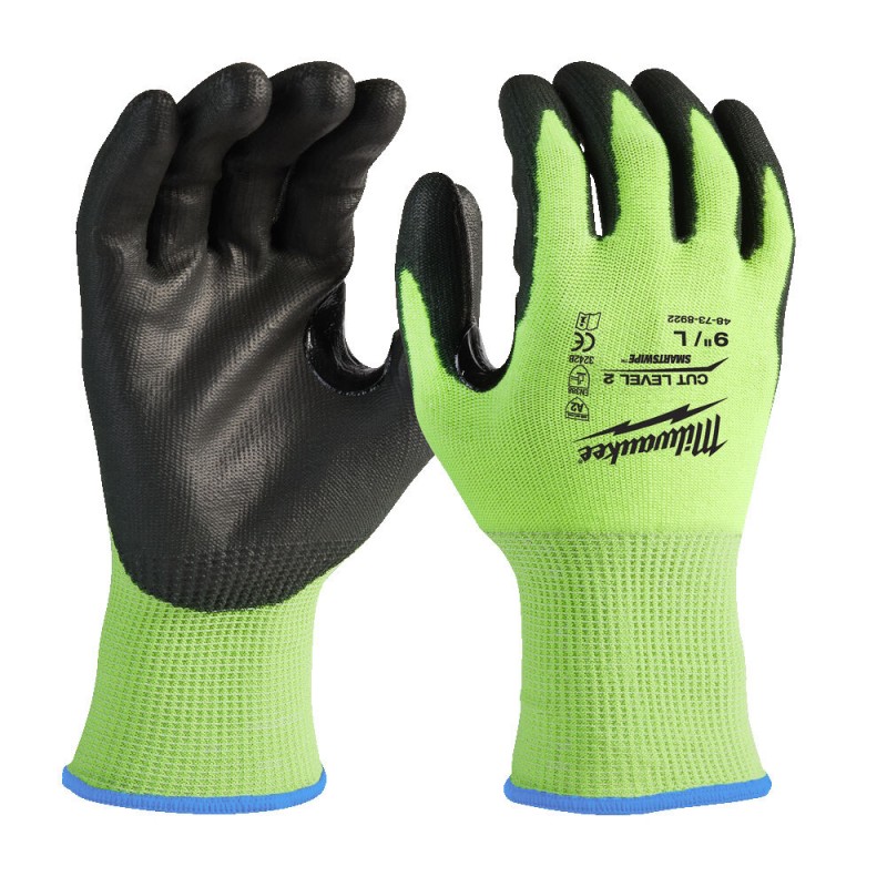 Pirštinės MILWAUKEE Hi-Vis Cut Level B 1