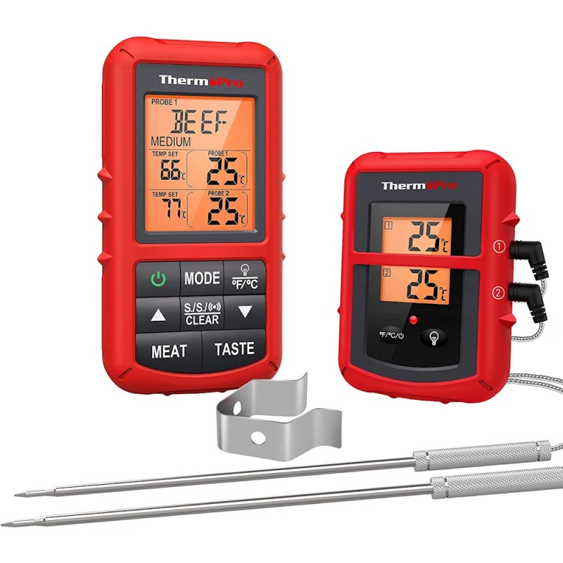 Skaitmeninis termometras KamadoClub ThermoPro TP-20 1 Skaitmeninis termometras KamadoClub ThermoPro TP-20 1