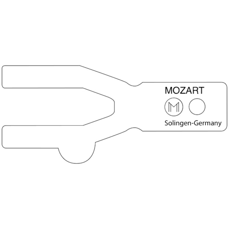 Atstumo slankiklis frezai WOLFF Mozart 0,5mm 1