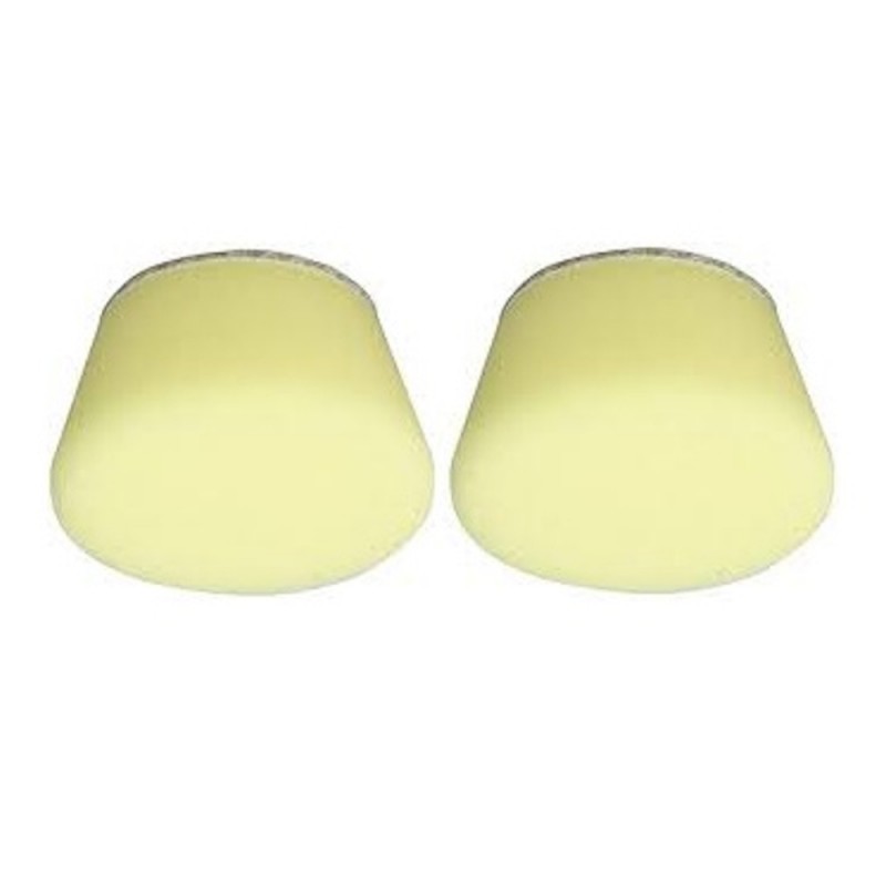 Geltona poliravimo kempinė PROXXON 30mm, vidutinio kietumo, 2vnt. 1