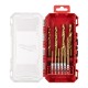 10 dalių metalo grąžtų rinkinys MILWAUKEE SWave 1/4" Hex SW HSS-G TIN 1 10 dalių metalo grąžtų rinkinys MILWAUKEE SWave 1/4" Hex SW HSS-G TIN 1