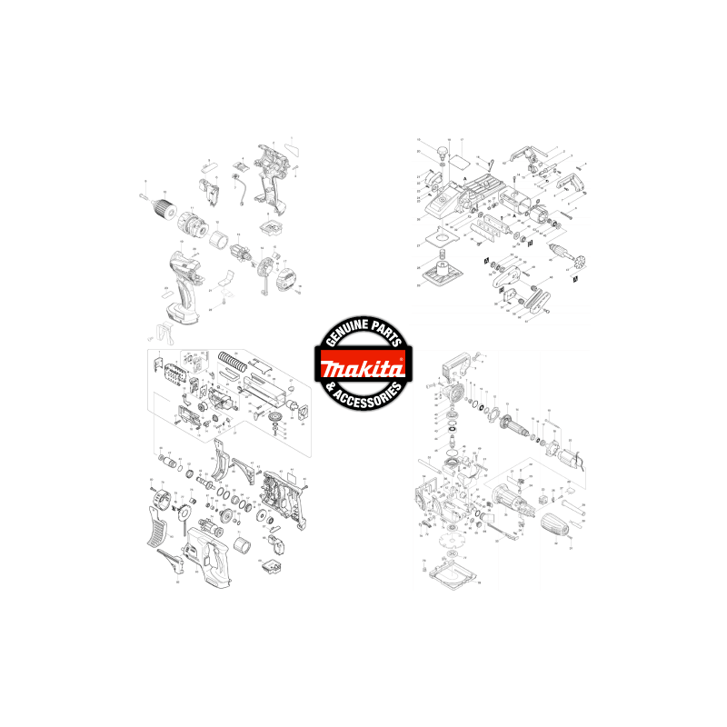 Ašis dtw1002rtj MAKITA 135804-2 1