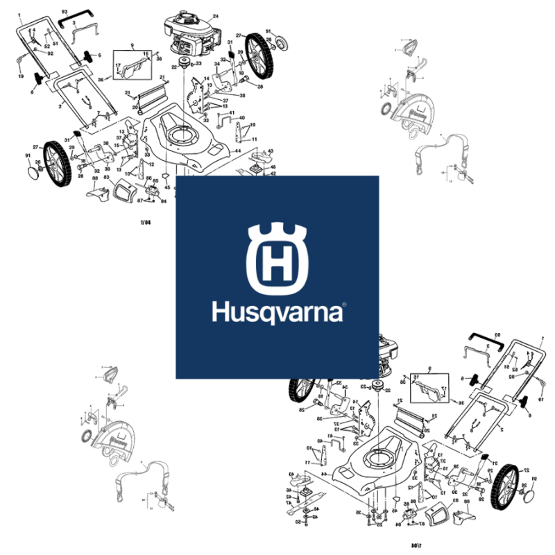 Varžtas hx hd 1/4-20 clear HUSQVARNA 5880775-02 1
