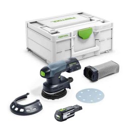 Akumuliatorinis ekscentrinis šlifuoklis FESTOOL ETSC 125 Basic ERGO
