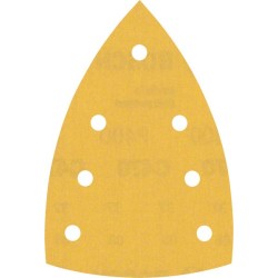 Šlifavimo popierius BOSCH Expert C470, daugiafunkciams šlifuokliams, su 7 skylėmis 100 x 150 mm, G 400 10 vnt.