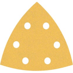 Šlifavimo popierius BOSCH Expert C470, Delta šlifuokliams, 93 mm, G 120, 50 vnt.