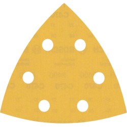 Šlifavimo popierius BOSCH Expert C470, Delta šlifuokliams, 93 mm, G 400, 50 vnt.