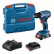 Akumuliatorinis suktuvas-gręžtuvas BOSCH GSR 18V-45 2x 2.0Ah 1