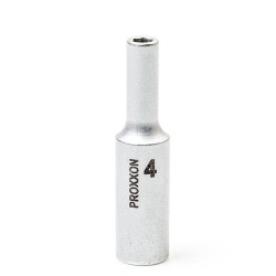 1/4" šešiakampė prailginta galvutė PROXXON 4mm