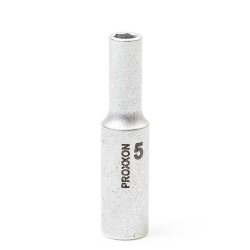 1/4" šešiakampė prailginta galvutė PROXXON 5mm