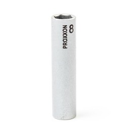 1/4" šešiakampė prailginta galvutė PROXXON 8mm