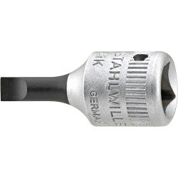 1/4" galvutė su plokščiu antgaliu STAHLWILLE 8mm