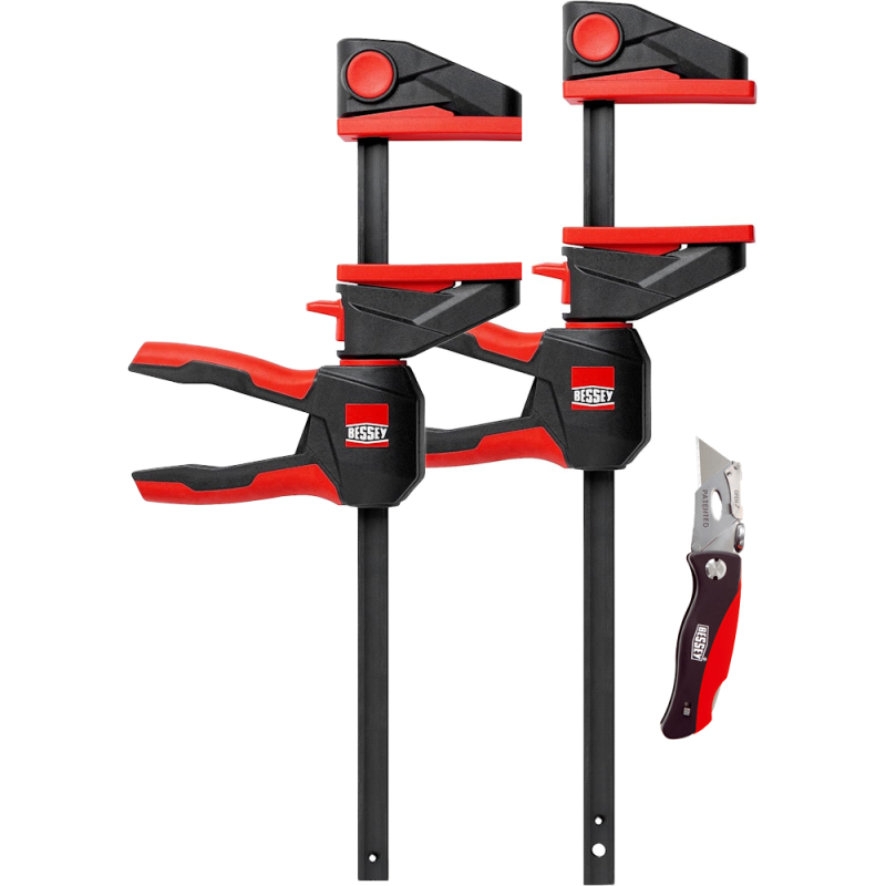 Spaustuvų su pasukama rankena rinkinys BESSEY 300/80 su peiliu DBKPH-EU 1