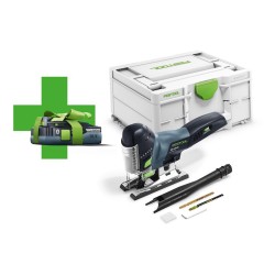 Akumuliatorinis siaurapjūklis FESTOOL CARVEX PSBC 420 EB-Basic 4,0