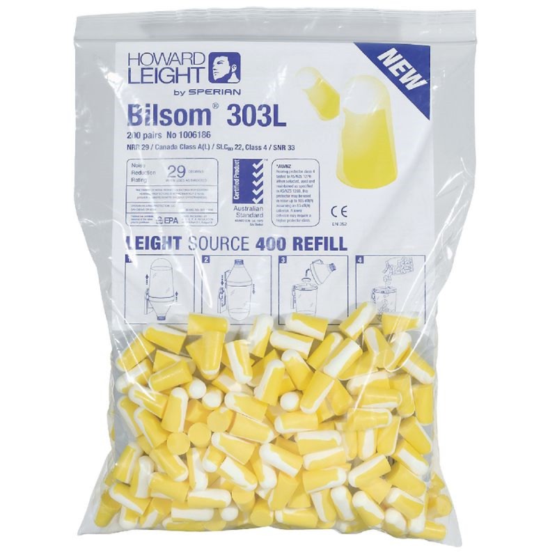 Ausų kištukai HONEYWELL Bilsom 303L, 200porų 1
