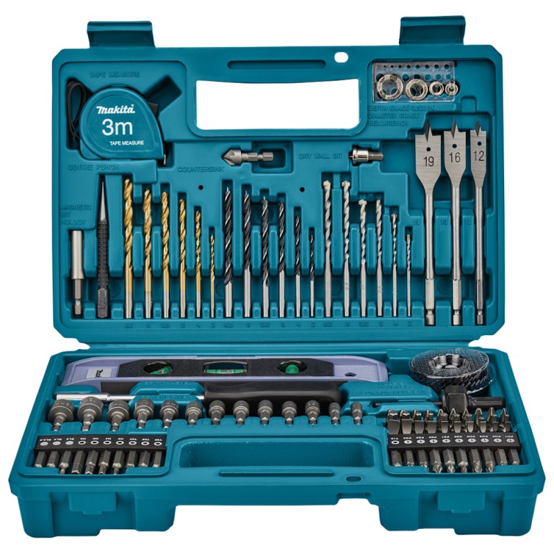 102 dalių sukimo antgalių komplektas MAKITA E-10730 1
