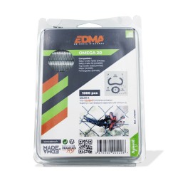 Vielos rišimo kabės EDMA Omega 20, 1000vnt.