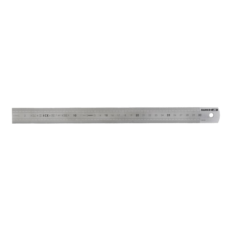 Nerūdijančio plieno liniuotė BAHCO 1000x35mm 1