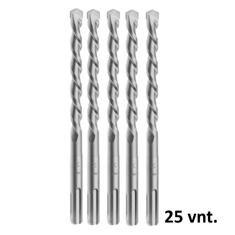 Betono grąžtas MAKITA SDS+ Ø10x160mm, 25vnt 1