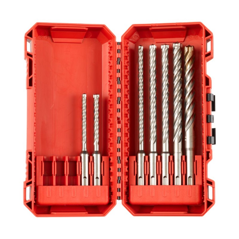 7 dalių grąžtų rinkinys MILWAUKEE SDS+ MX4 1