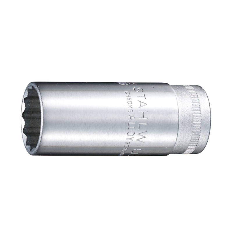 3/8" dvylikakampė prailginta galvutė STAHLWILLE Nr.46 18mm 1