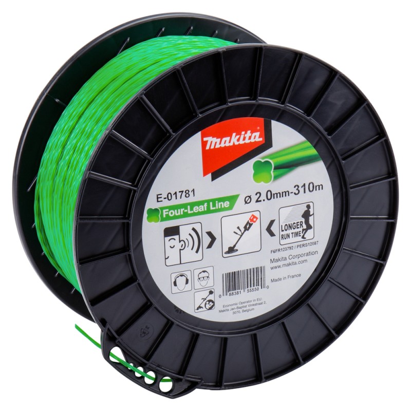 Ovalinės spiralės valas MAKITA 2,0mmx310m 1