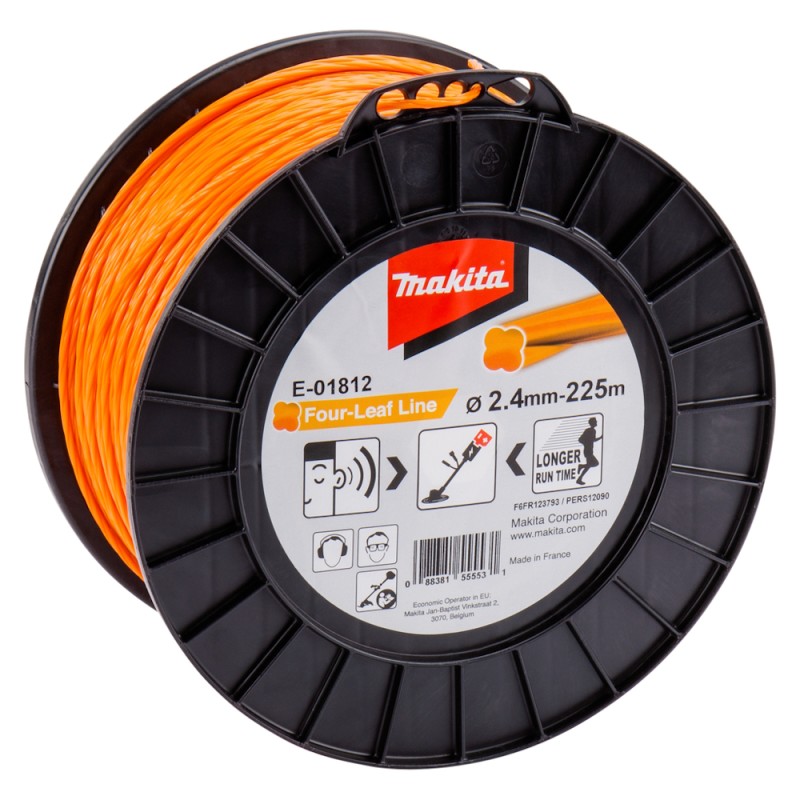 Ovalinės spiralės valas MAKITA 2,4mmx225m 1