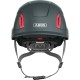 Neventiliuojamas apsauginis šalmas ABUS Spector-E 53-63cm, juodas 2