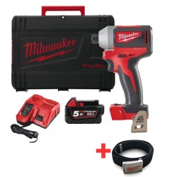 Akumuliatorinis smūginis suktuvas MILWAUKEE M18 BLID2-0X su priedais