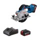 Akumuliatorinis diskinis pjūklas BOSCH GKS 18V-51 2x4,0Ah CT 1