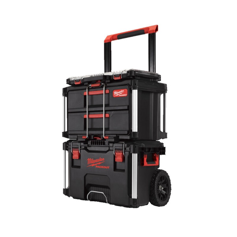 3-ių dalių įrankių dėžių su stalčiais rinkinys MILWAUKEE Packout 1