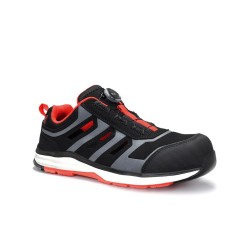 Sandalai ELTEN Jo Rapid Boa Black Red easy ESD S1P, juodi