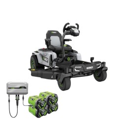 Akumuliatorinis nulinio apsisukimo traktorius su vairu EGO Power+ ZT4200ES-S