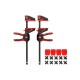 Spaustuvų rinkinys terasoms BESSEY 450/80 su adapteriais EZ-TD 1